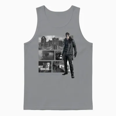 Resident Evil Requiem Leon Fp Unisex Tank Top - Sport Grey