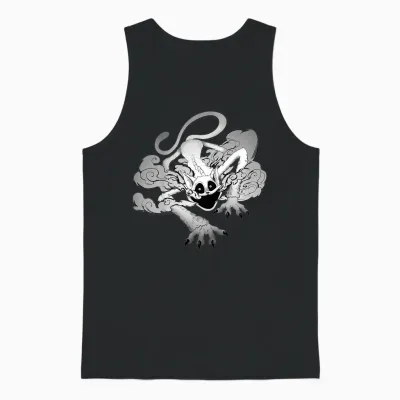 Children's Poppy Playtime Catnap Exhaling Smoke Unisex Tank Top - Black