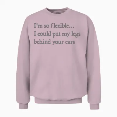 Gay Humor Funny Gay Bottom Unisex Sweatshirt - Light Pink
