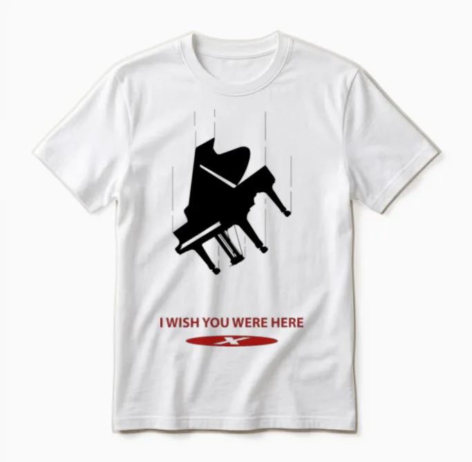 I Wish You Were Here Unisex T-Shirt in White