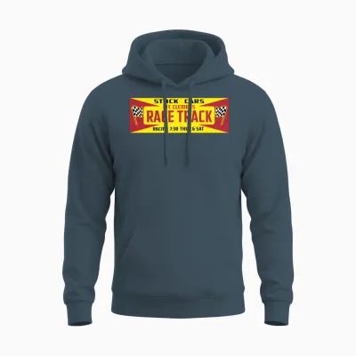 Mt Clemens Race Track Unisex Hoodie - Dark Heather