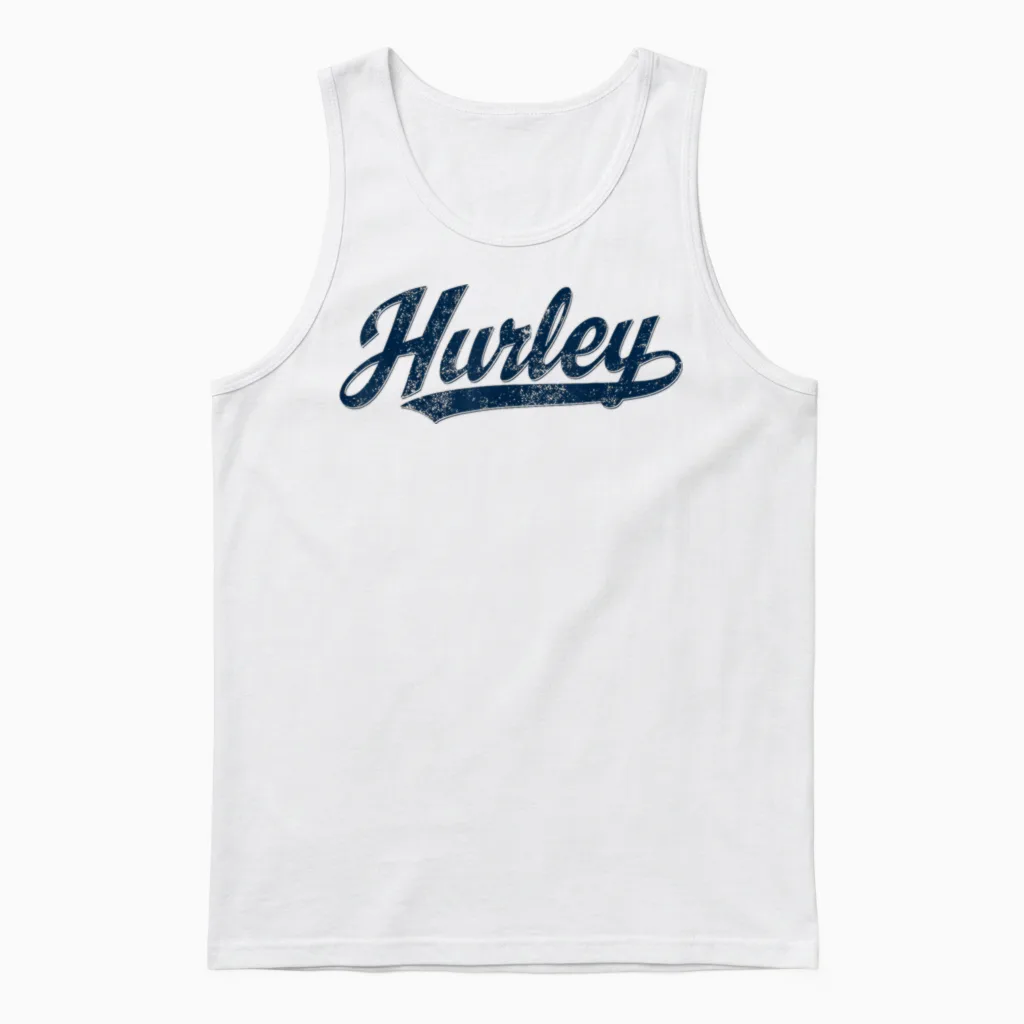 Hurley, Ky Vintage Sunset Retro Unisex Tank Top in White