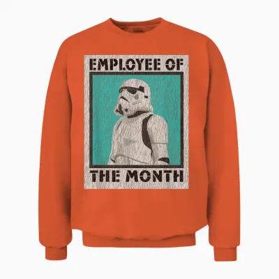 Star Wars Stormtrooper Employee of the Month Unisex Sweatshirt - Orange