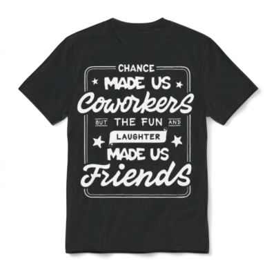 Coworkers Fun Unisex T-Shirt - Black