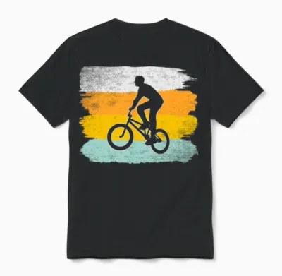 Bmx Retro Unisex T-Shirt - Black