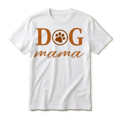 Dog Mama - Dog Mom - Dog Mother Unisex T-Shirt - White