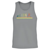 Retro Fencing Evolution Unisex Tank Top - Sport Grey – 2