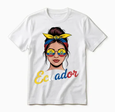 Ecuador Flagge Ecuadorian Pride Unisex T-Shirt - White