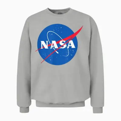 Major Future Nasa Meatball T-Shirt - Unisex-Adults, Black, Short Sleeve, Small, Classic Fit, Cotton, Machine Wash Unisex Sweatshirt - Ash