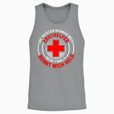 Erste Hilfe Für Ersthelfer Rettungssanitäter Sanitäter Unisex Tank Top - Sport Grey