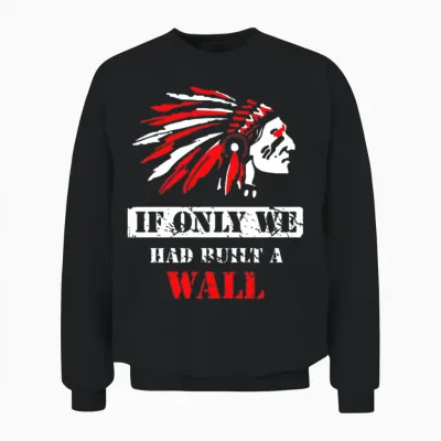 Native American 1492 Proudly in Columbus Day Unisex Sweatshirt - Black