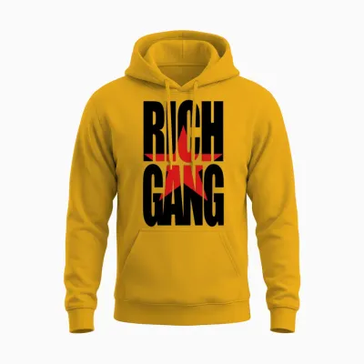 Rich Gang Unisex Hoodie - Gold