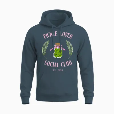 Aesthetic Pot for Pickle Lovers Unisex Hoodie - Dark Heather