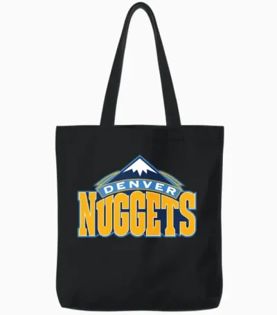 Denver Nuggets Tote Bags - Black