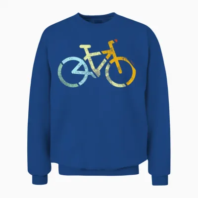 Cycling Retro Unisex Sweatshirt - Royal