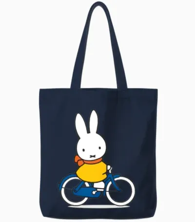 Miffy Tote Bags - Navy