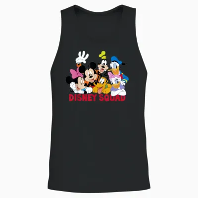 Disney Mickey and Friends Disney Squad Unisex Tank Top - Black