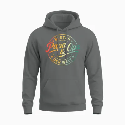 Opa Geburtstag Geschenk Shirt Opa Spruch Lustig Tshirt Opa Unisex Hoodie - Graphite Heather