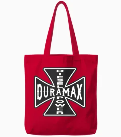 Duramax Diesel Power Tote Bags - Red