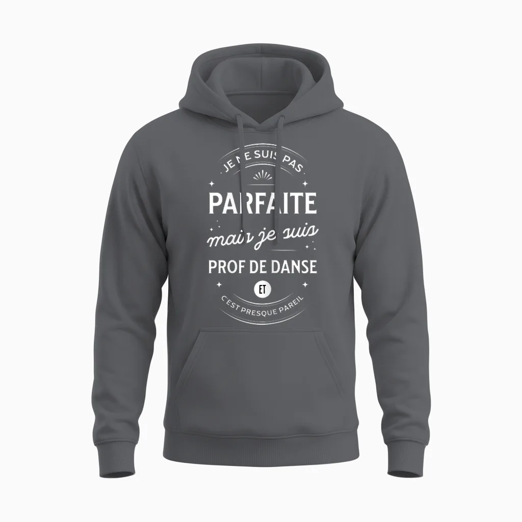 Gift Idea Dance Teacher Humor Dancer Woman T-Shirt, Black, Female X-Small Unisex Hoodie in Charcoal