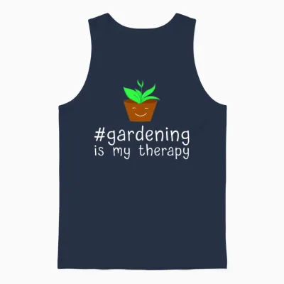 Funny Gardener Gift Unisex Tank Top - Navy