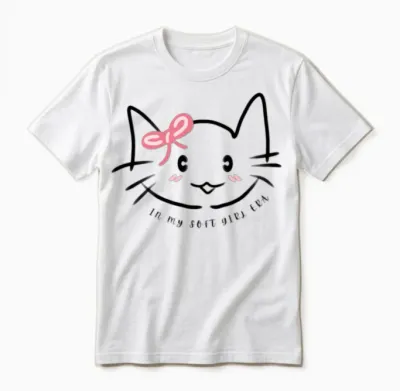 In My Soft Girl Era Unisex T-Shirt - White