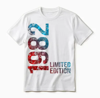 44. Geburtstag Mann Frau 44 Jahre 1982 Unisex T-Shirt - White
