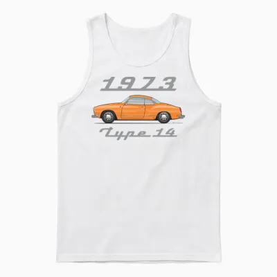 1973 Amber Unisex Tank Top - White