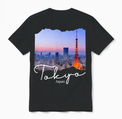 Japan Tokyo Souvenir/tokyo Unisex T-Shirt - Black