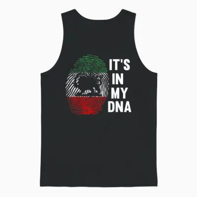 Persian Flag T-Shirt, Black Unisex Tank Top - Black
