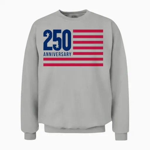 250 Anniversary - Couples & Matching Unisex Sweatshirt in Ash