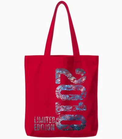 16th Birthday Boy Girl 16 Years 2010 Gift Funny Tote Bags - Red