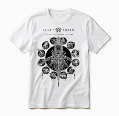 Sleep Token Remains White Unisex T-Shirt - White