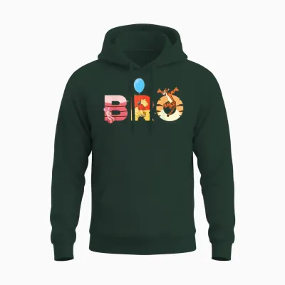 Disney Winnie the Pooh and Friends Bro Family Trip Matching Unisex Hoodie - Forest