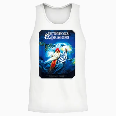 Dungeons & Dragons Vintage Advanced Player's Handbook T-Shirt Small Unisex Tank Top - White