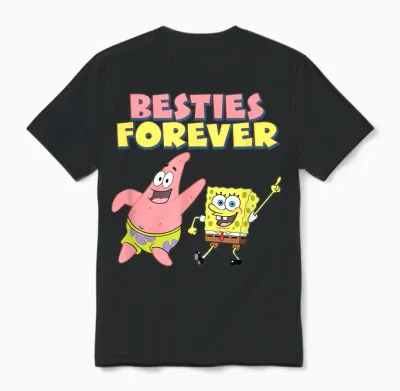 Best Friends Forever Unisex T-Shirt - Black