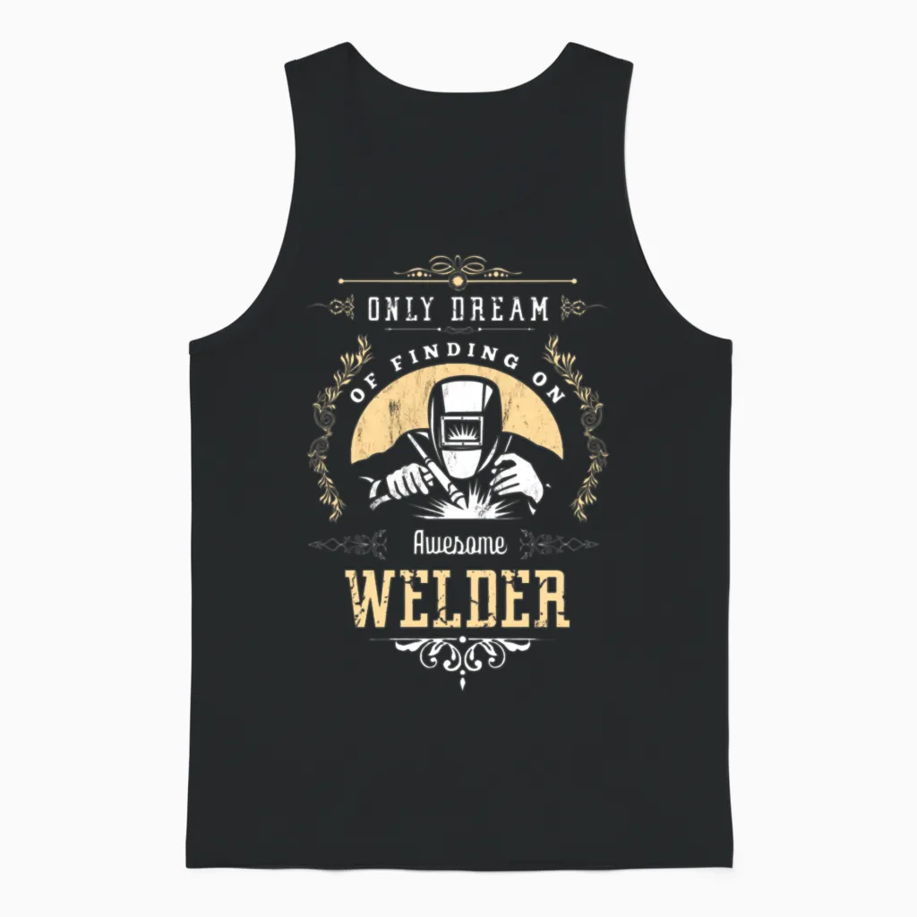 Welder Mans - Welders Unisex Tank Top in Black