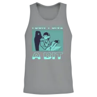 Retro Gaming Gamer Pixel Look Unisex Tank Top - Sport Grey – 2