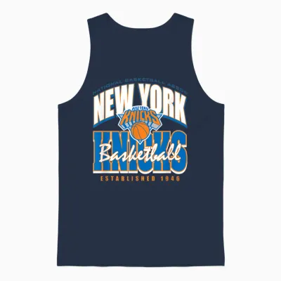 Nba Official New York Knicks Sorgen Für Krach Unisex Tank Top - Navy