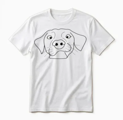 Dog Unisex T-Shirt - White