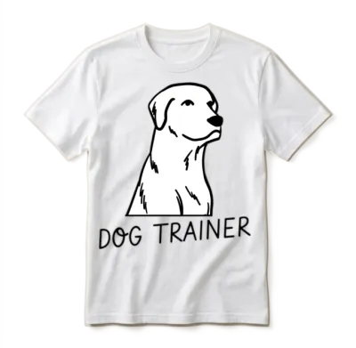 Dog Trainer Unisex T-Shirt - White