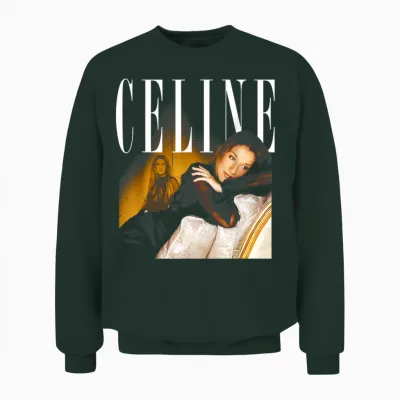 Photo Hommage Officiel Celine Dion Unisex Sweatshirt - Forest
