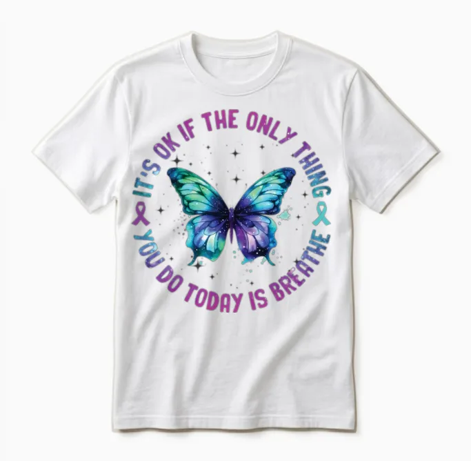 Suicide Prevention Awareness Unisex T-Shirt in White