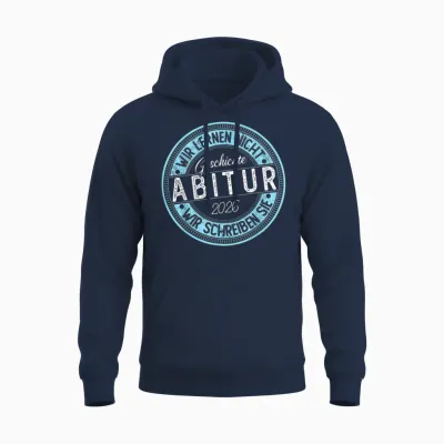Abitur 2026 | Abi 26 | Schulabschluss Abiturienten Jungen Unisex Hoodie - Navy