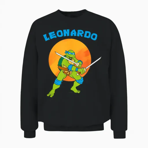 Leonardo Standing Strong Unisex Sweatshirt in Black