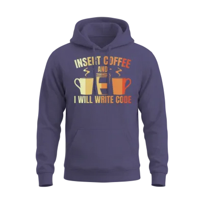 Funny Programmer Unisex Hoodie - Heather Sport Dark Navy