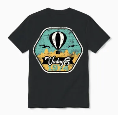 1974 Vintage 50th Birthday Unisex T-Shirt - Black