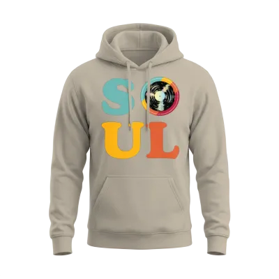 Soul Retro Unisex Hoodie - Sand