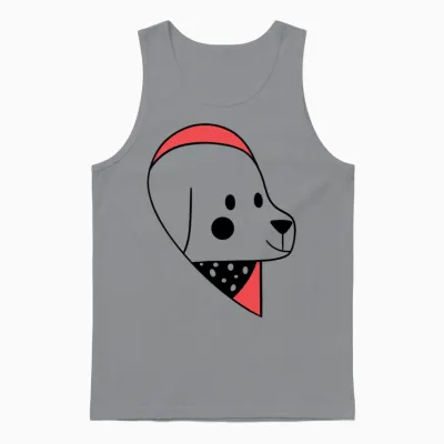 Boy Dog Couple,custom Dog Shirt,gift for Your Dog. Unisex Tank Top - Sport Grey