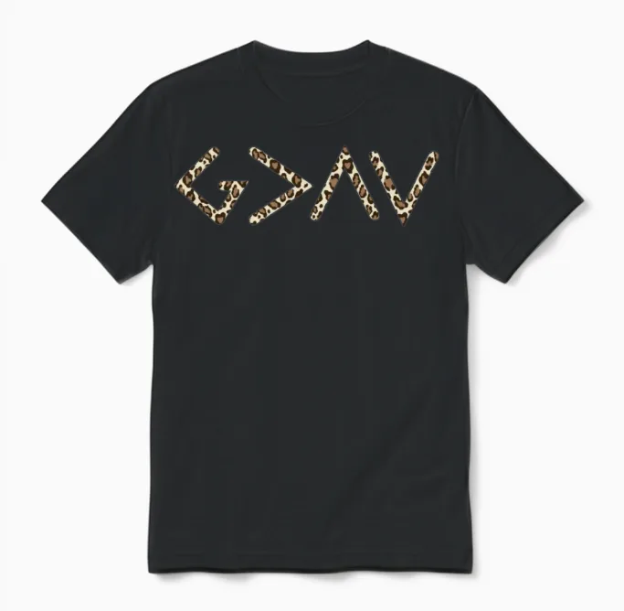 God Is Greater Than the Highs and Lowsvacation Bib Unisex T-Shirt in Black